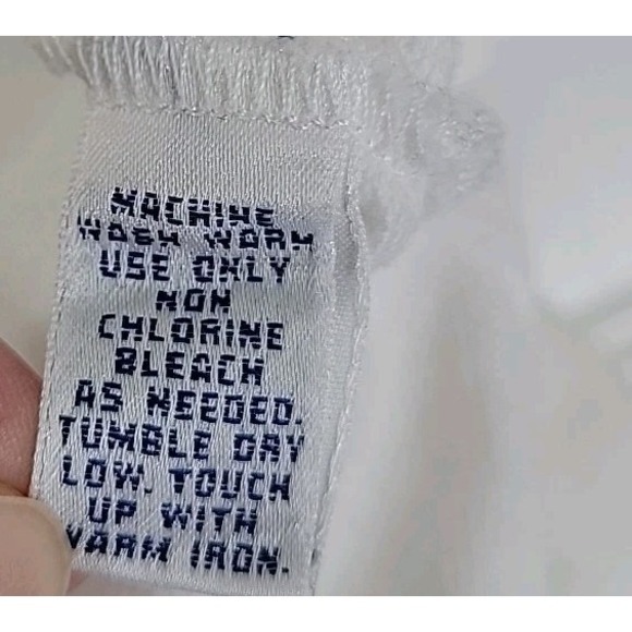 Ralph Lauren Polo‎ Shirt Men's 2XL SOLID White Pony Vintage 90s - Picture 10 of 11